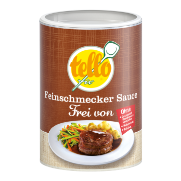 tellofix Feinschmecker Sauce zu Braten Frei von